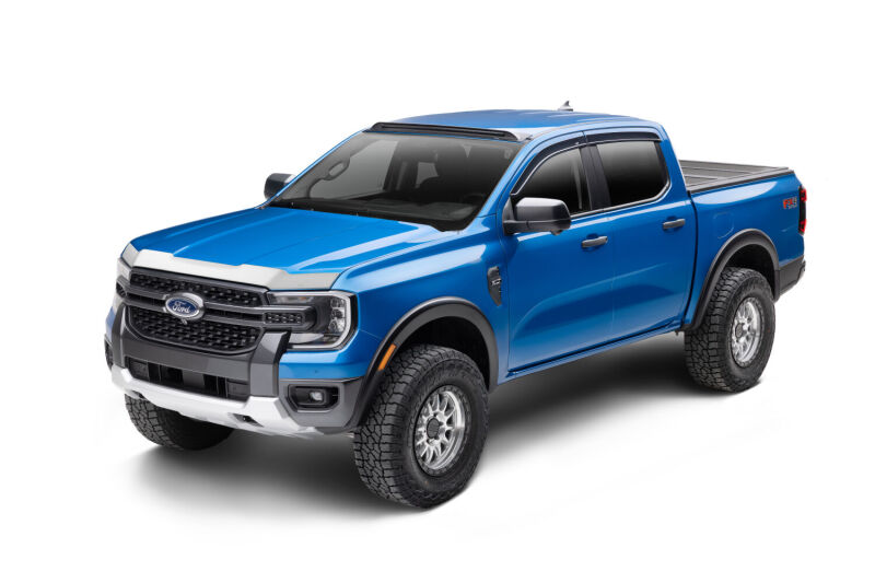 Ford Ranger Hood Deflector - Husky Liners - Aeroskin - Chrome - 2024+